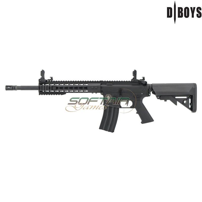 Fucile Elettrico M4 10" Fulcrum Division NERO con Centralina Programmabile KYLIN D|BOYS (3381PRO)