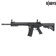 M4 10" Fulcrum Division BLACK Electric Rifle with Programmable KYLIN Control Unit D|BOYS (3381PRO)