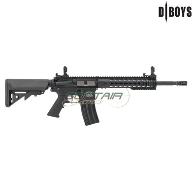 M4 10" Fulcrum Division BLACK Electric Rifle with Programmable KYLIN Control Unit D|BOYS (3381PRO)