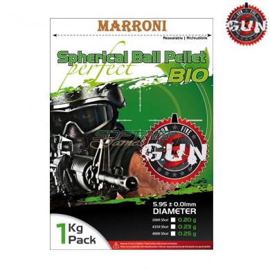 Pallini Biodegradabili Marroni Perfect Spherical 0.25gr 4000bb Gun Five (gf025biom)