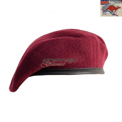 Beretto Basco Original Military Bordeaux Canberra Beret (0652-bd)