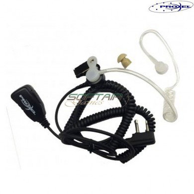 Auricolare Ptt/mic Pneumatico Per Kenwood Type 2 Pin Proxel (pjd-2002)
