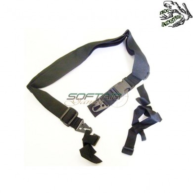 Sling Type Dual Three Points Black Frog Industries (fi-sl18-bk)