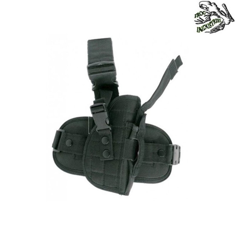 Universal Thigh Holster For Pistol Black Frog Industries (fi-b59-bk)