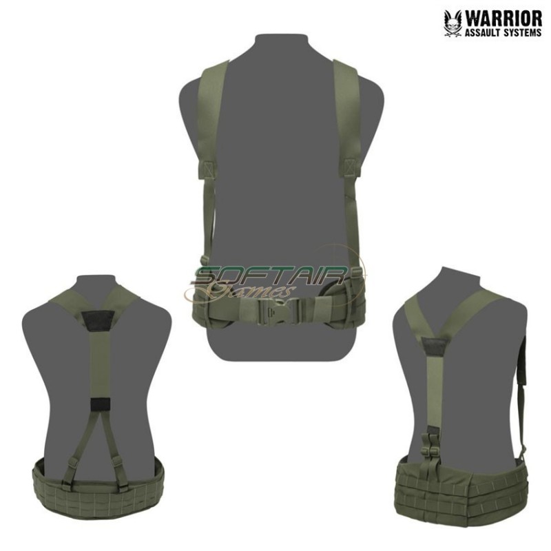 Elite Ops Slimline Harness Olive Drab Warrior Assault Systems (w-eo-slh-od)