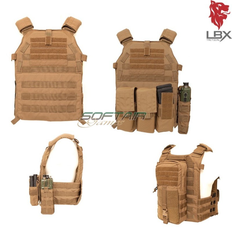 6094 Modular Plate Carrier Coyote Brown Lbx Tactical (lbx-0300-cb)