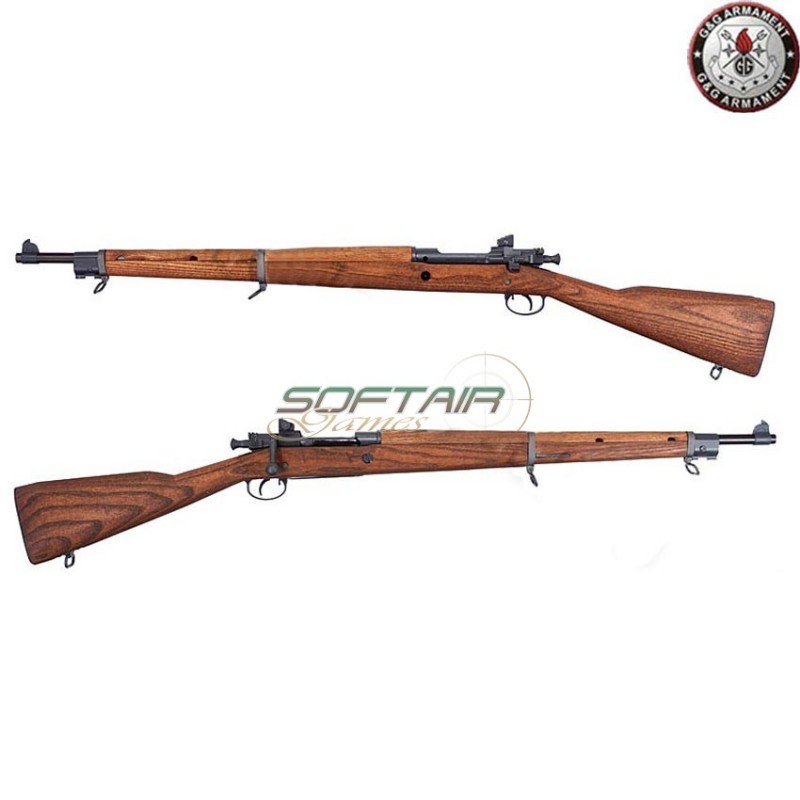 Co2 Rifle M1903 A3 Springfield Co2 Real Wood Version Gm1903 G&g (gg-230411)
