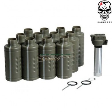 Co2 Grenade Thunder B Shock Set 12pcs Hakkotsu (hako-tb12e)