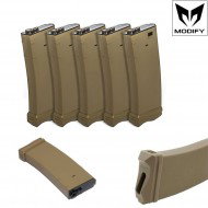 Set 5 Caricatori Xtc M4 Monofilari 190bb Tan Modify (mod-xtc-190-tan)