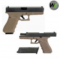 Gas Pistol G17 Gen4 Tan Blowback We (we-w057bt)