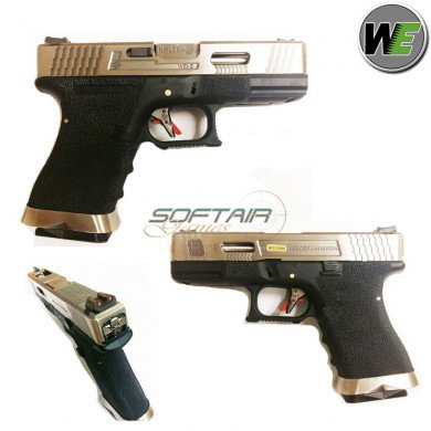 Gas Pistol G19 E Force Black Blowback Silver/silver We (we-22282)