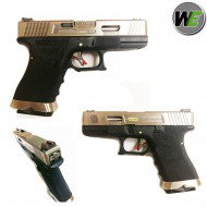 Gas Pistol G19 E Force Black Blowback Silver/silver We (we-22282)