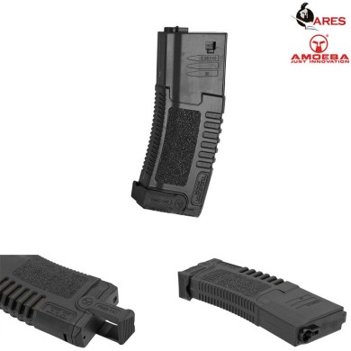 Mid-cap Magazine 140bb M4 Black Ares Amoeba (ar-caram140b)