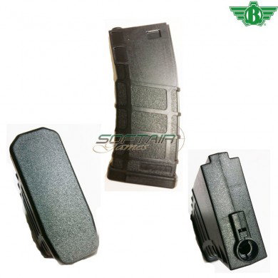 Mid-cap 140bb Polymer Magazine Black Bolt (ba-065b)