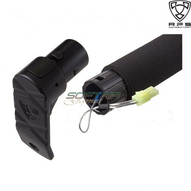 Fucile Elettrico "frogen Match" Fmr Mod1 Keymod Scarrellante Black & Red (aps-aeg-asr115x)