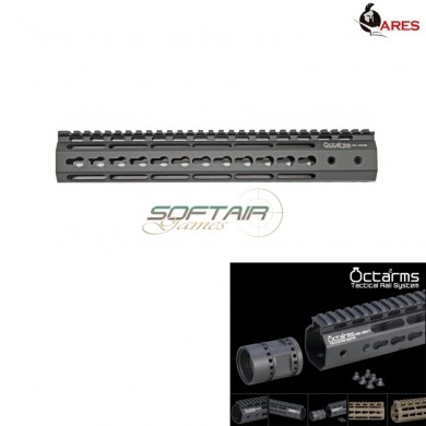 Keymod System 12" Handguard Set Black Octarms Ares (ar-km-003s-bk)