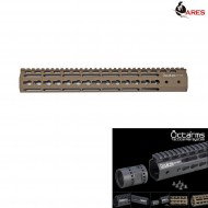 Keymod System 13.5" Handguard Set Dark Earth Octarms Ares (ar-km-002s-de)