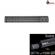 Keymod System 13.5 Pollici Handguard Set Black Octarms Ares (ar-km-002s-bk)