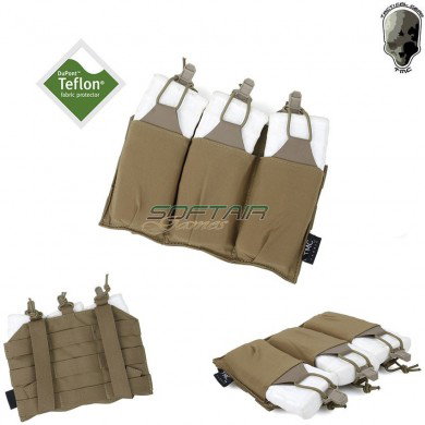 Tasca Light Tripla Porta Caricatori M4/m16 Matte Coyote Brown Tmc (tmc-2383-cb)
