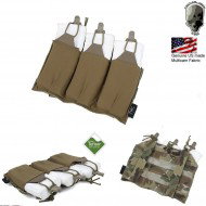 Tasca Light Tripla Porta Caricatori M4/m16 Multicam® Genuine Usa Tmc (tmc-2383-mc)