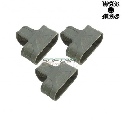 Set 3 Pezzi Estrattori Caricatori 5.56 M4/aug Foliage Green Warmag (wm-04001-fg)