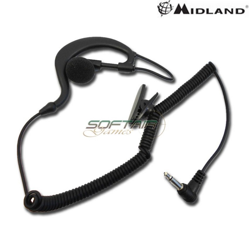 Auricolare Ep21 Spiralato 1 Pin Midland (c859)
