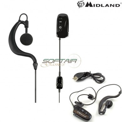 Microfono Auricolare Bluetooth Wa21 Midland (c1201)
