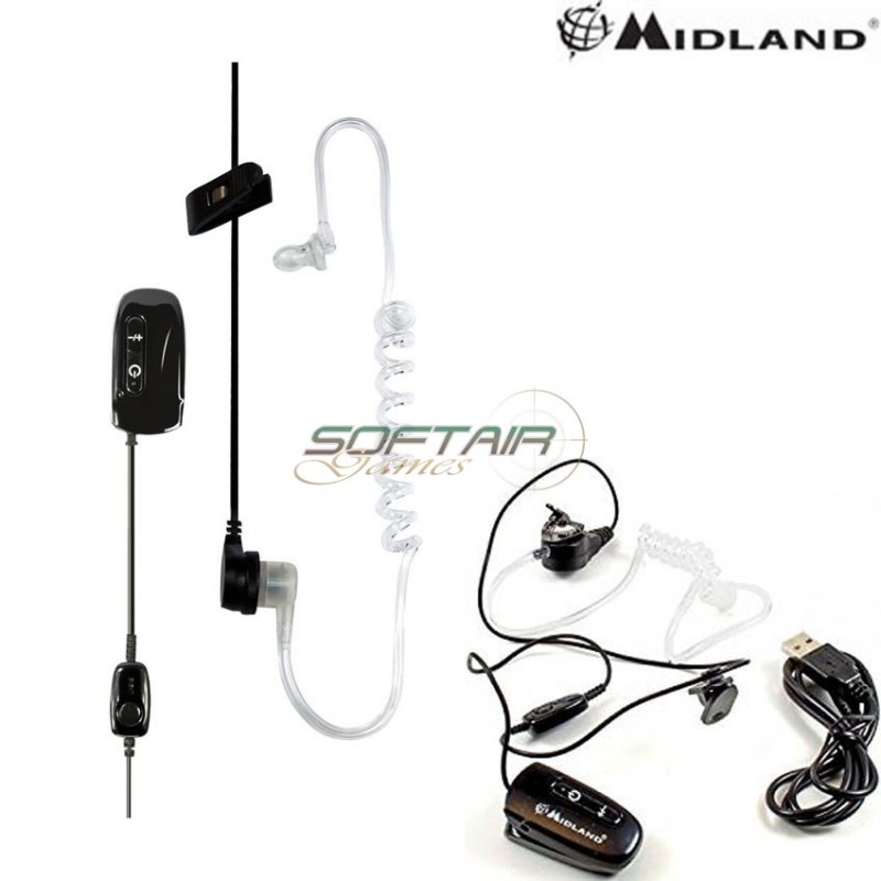 Microfono Auricolare Pneumatico Bluetooth Wa31 Midland (c1202) - Softair  Games - ASG Softair San Marino