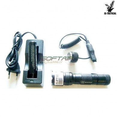 Torcia Led 200 Lumen In Metallo Js Tactical (js-ft180)
